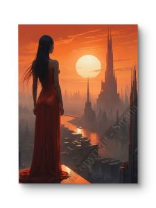 Tableau Solitude au Crépuscule