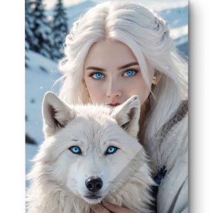 Tableau Gardienne des Neiges