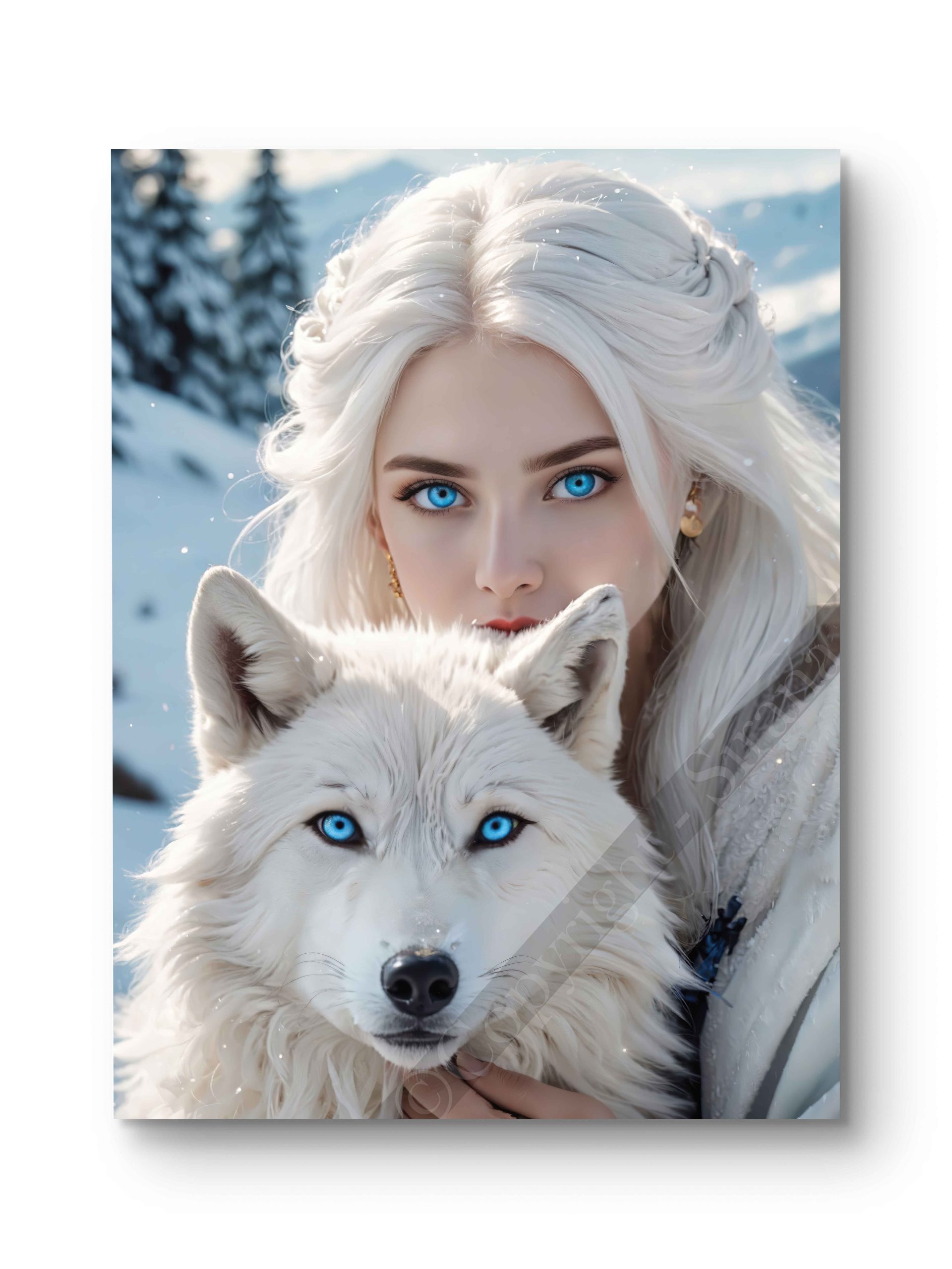 Tableau Gardienne des Neiges