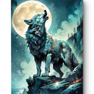Tableau Loup enragé