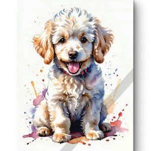 Tableau Caniche