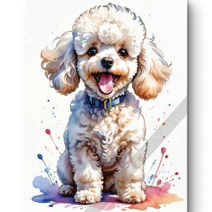 Tableau Caniche