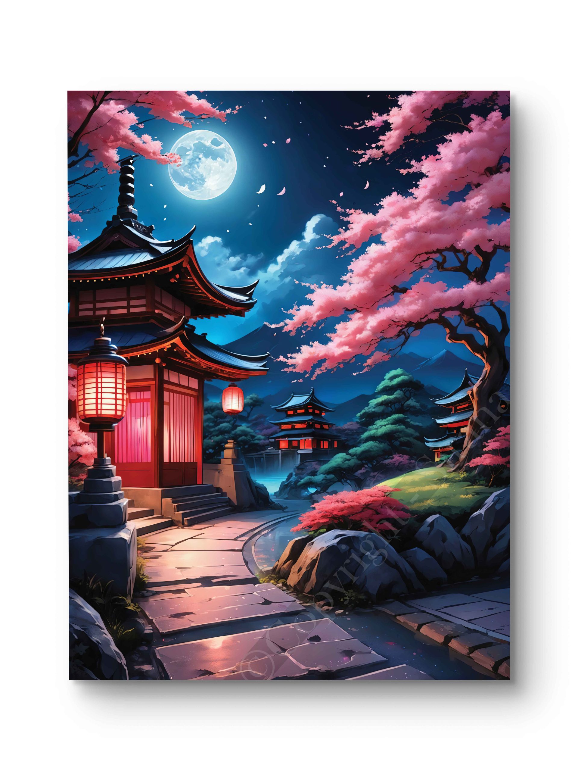 Tableau Nuit des Sakura