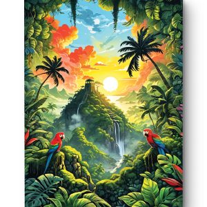 Tableau Paradis des Perroquets