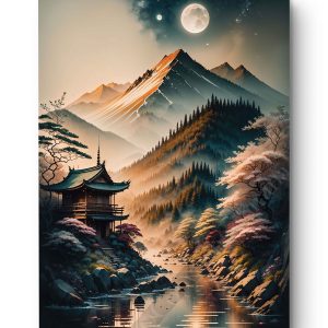 Tableau Pagode traditionnelle