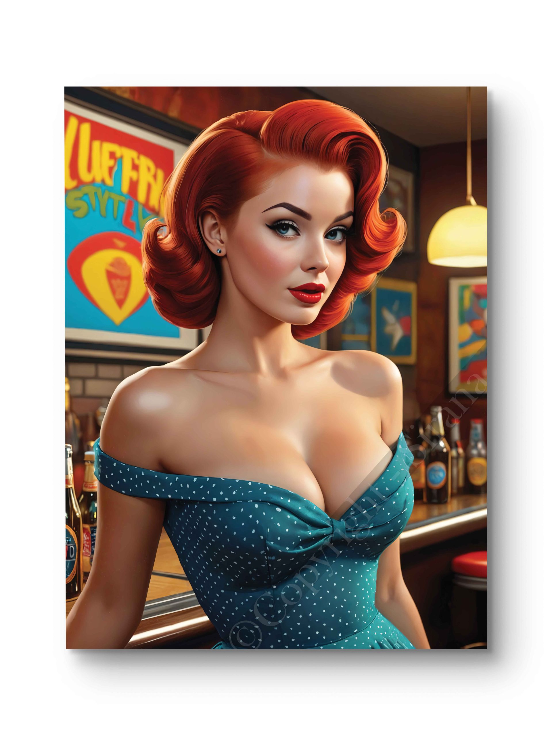 Tableau Pin Up - Annabelle
