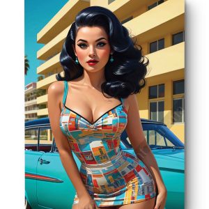 Tableau Pin Up – Judith
