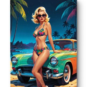Tableau Pin Up – Sandy