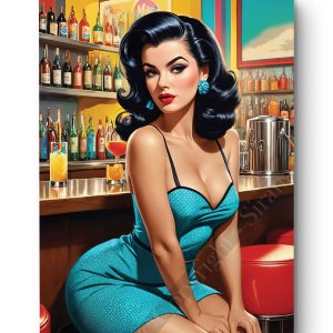 Tableau Pin Up - Nicky