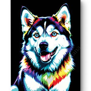 Tableau Husky Sibérien
