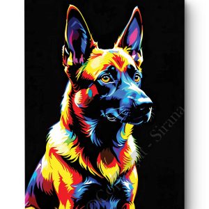 Tableau Berger Malinois