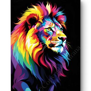 Tableau Lion