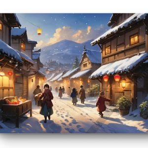Tableau Charme des Hivers Passés