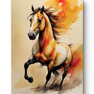 Tableau Cheval brun